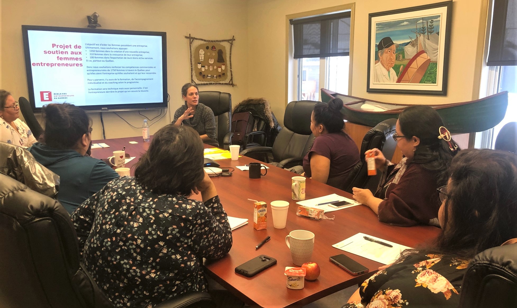 Nikan organisme Femmes entrepreneurs innues rencontre Ekuanitshit